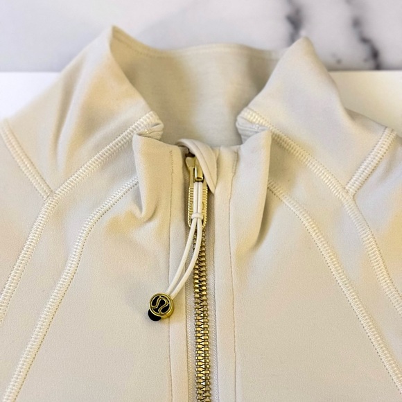 NWT/ Lululemon Athletica Cream Cropped Define Jacket/ Nulu - Picture 4 of 11